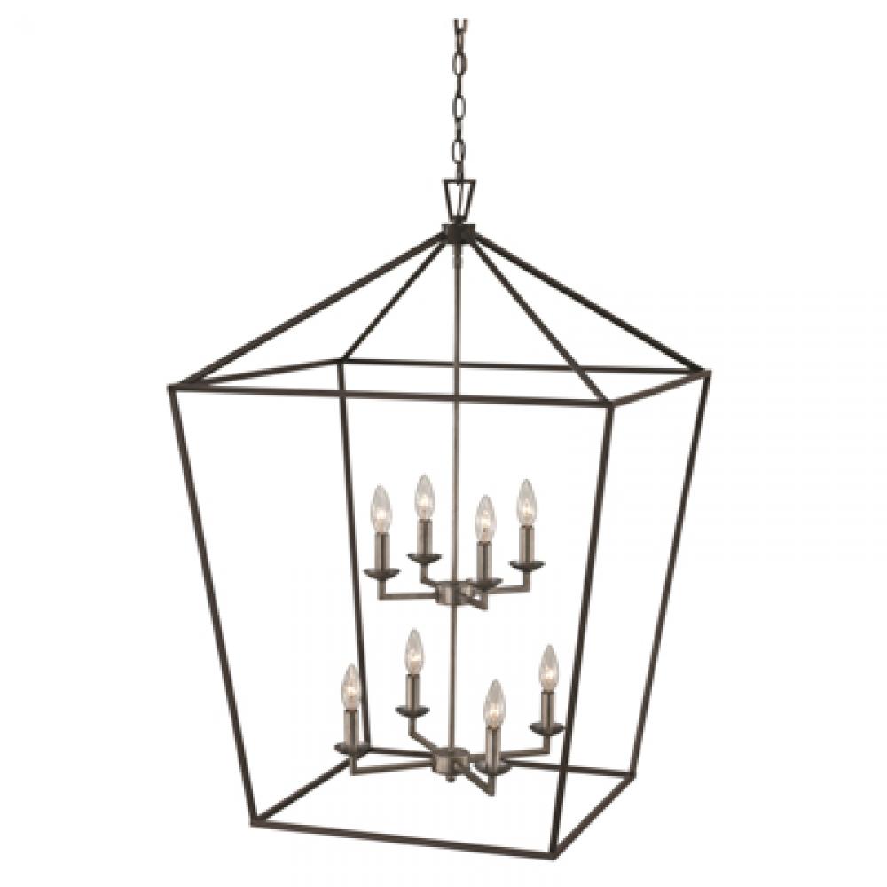 8LT PENDANT-XL-BIRD CAGE-ROB